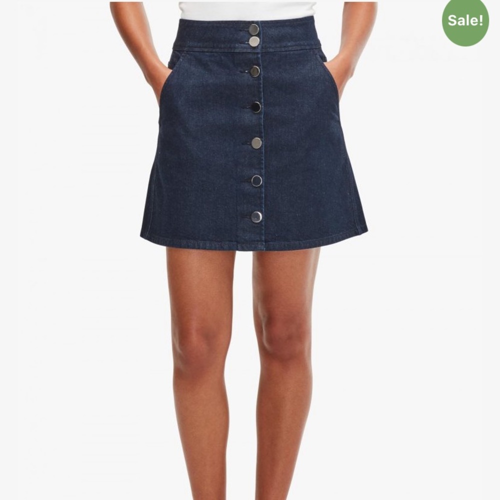 kate spade denim mini skirt size 2